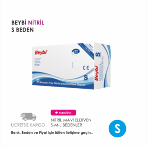 BEYBİ ELDİVEN NİTRİL MAVİ S