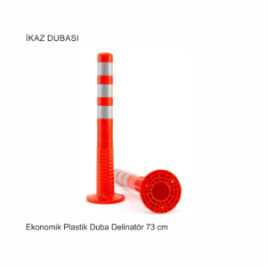 Ekonomik Plastik Duba Delinatör 73 cm 10 ADET