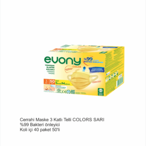 CERRAHİ MASKE SARI