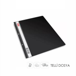 TELLİ DOSYA SİYAH 5 PAKET