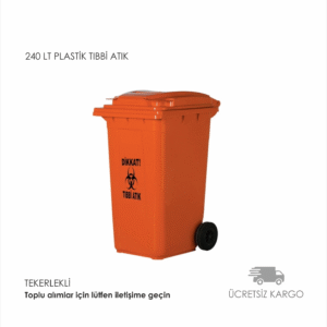 240 LT Plastik TIBBI ATIK DİK