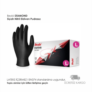 Beybi Diamond Siyah Nitril L BEDEN