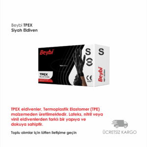 Beybi Tpex Eldiven Siyah S BEDEN